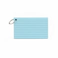 thumbnail image 2 of 3x5 Colored Lined Index Cards With Removable Metal Binder Ring Blank Index Cards 3x5 Index Cards Colored Index Cards 3x5 Flash Cards Note Cards Study Flashcards Office-Blue, 2 of 8