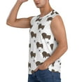 thumbnail image 3 of Daiia Dachshund Dog Printed Men's Tank Tops,Casual Soft Sleeveless Gym Muscle Shirts Bodybuilding Tee-Small, 3 of 8