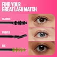 thumbnail image 3 of Maybelline New York Great Lash maquillaje de máscara lavable, negro más negro, 2 unidades, Transparente, 2 unidades, 3 of 7