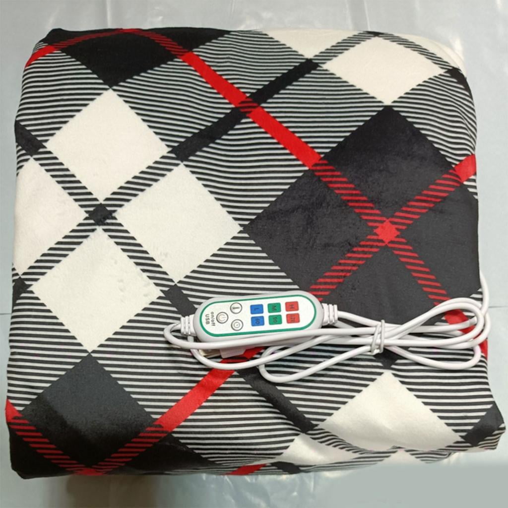 Necvior Electric Heated Shawl Blanket USB Women Men Wrap Shawl for Winter Warming Mat