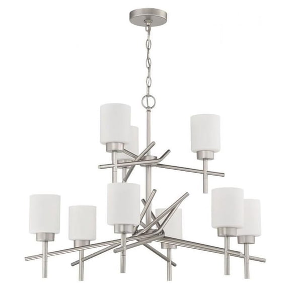Craftmade 54624 Cadence 4 Light 25" Wide Pillar Candle Chandelier - Gold
