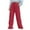Red, variant on SHTXOZHI Women Sweatpants Elastic Waist Wide Leg Casual Trousers Baggy Athletic Pants with Pockets