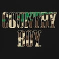 thumbnail image 3 of Country Boy Camo Crest T-shirt Small Town Rodeo Cowboy USA Military Men's Tee, 3 of 7