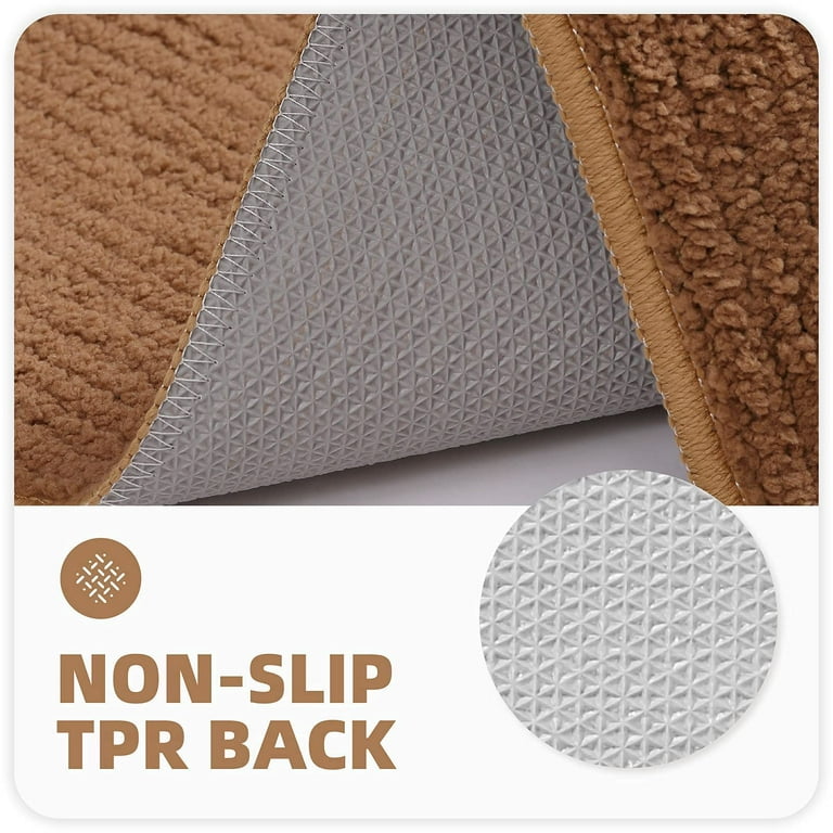 Door Mat, Front Indoor Doormat TPR Backing Non Slip Entry Rug Washable  inside Fl