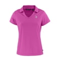 thumbnail image 2 of Women's Cutter & Buck  Pink Minnesota Vikings Daybreak Eco Recycled V-Neck Polo, 2 of 3
