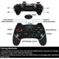 thumbnail image 3 of Wireless Controller for Nintendo Switch Bluetooth Joystick Switch Pro Switch-Controllers with Rechargeable Battery Turbo 6 Axes, 3 of 3