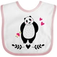 thumbnail image 3 of Inktastic Panda Lover Girl Bear Girls Baby Bib, 3 of 4
