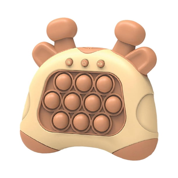 Push Puzzle Sensory Game Juegos de mano Regalos para niños y niñas (ciervo) marrón