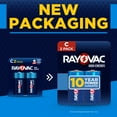 thumbnail image 5 of Rayovac High Energy C Batteries (4 Pack), Alkaline C Cell Batteries, 5 of 8
