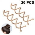 thumbnail image 5 of Spiral Bobby Pins,20-Pack,Rotating  Hair Pins,Rose Gold Bobby Pins, 5 of 6
