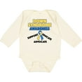 thumbnail image 3 of Inktastic Down Syndrome Awareness Support, Educate, Advocate Boys or Girls Long Sleeve Baby Bodysuit, 3 of 5