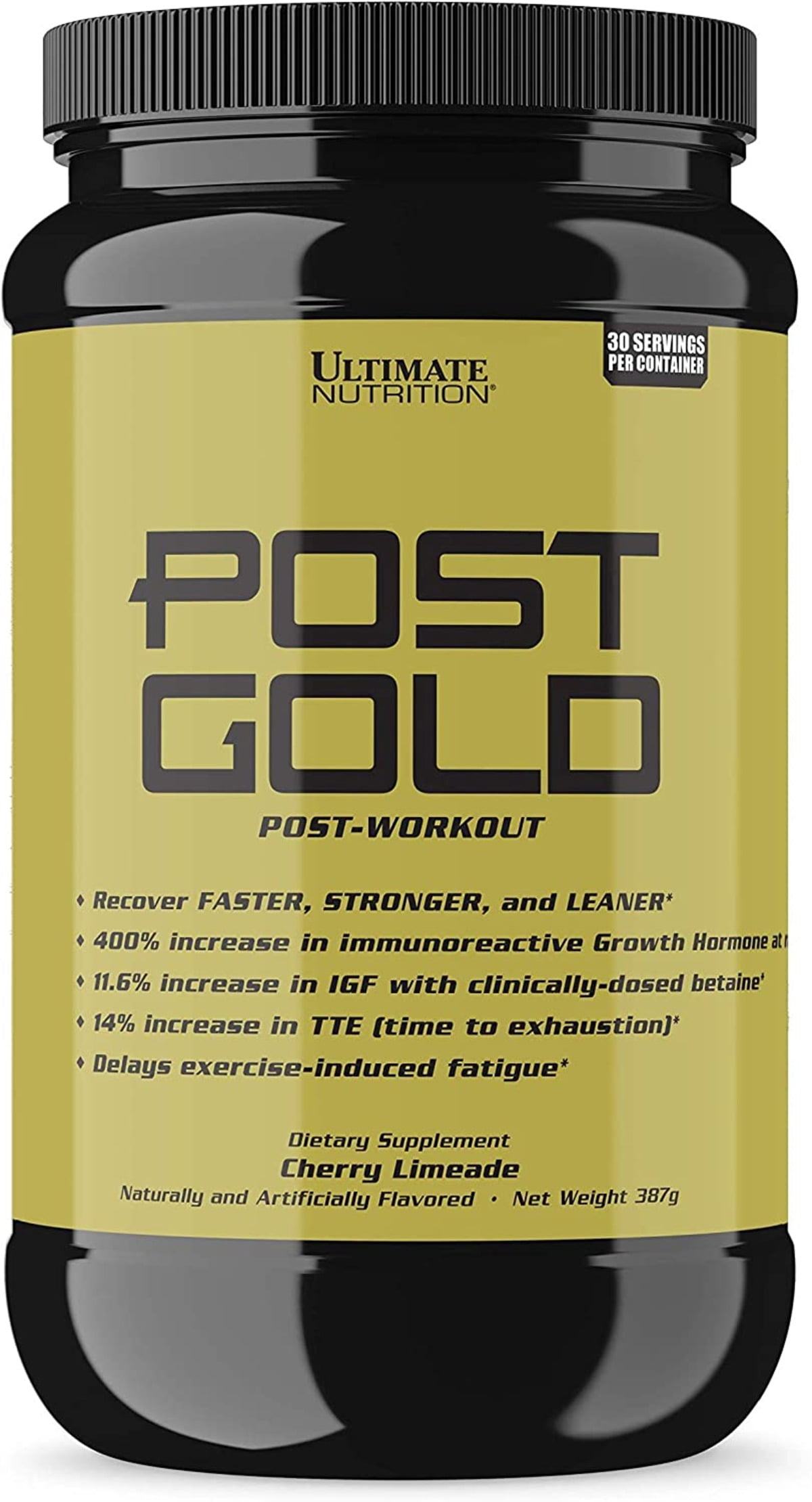 Ultimate Nutrition Post Gold Post-Workout Powder, Muscle Recovery Drink with BCAA, Glutamine, 1.07lb