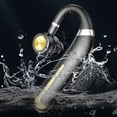 thumbnail image 4 of Auricular Bluetooth con micrófono Estéreo ligero V5.2 para la oreja IPX7 Auricular inalámbrico impermeable para Android Trucker Laptop Teléfono Negro Sunnimix Auricular Bluetooth, 4 of 8