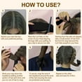 thumbnail image 5 of Satin heatless hair curler, Lazy Natural Soft Wave DIY heatless curls for Sleep in Overnight, for All Hair Types - Black, 5 of 8