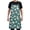 Cartoon Cute Duck and Daisies, variant on Warm Brown and White Marble Kitchen Apron with 2 Pockets Adjustable waterproof Cooking Aprons for Women Men Chef