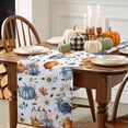 thumbnail image 3 of Thanksgiving Pumpkin Table Runner, Autumn Thanksgiving Kitchen Dining Table Decoration for Home Party Decor 13x60 Inches, 3 of 9