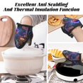 thumbnail image 7 of Pofeuu Jungle Path Glowing Mushrooms Print Thickened Mini Silicone Oven Mitts Heat Resistant, Rubber Oven Mitt Gloves, Finger Pinch Grips, Pot Holder, Silicone Potholder, 7 of 7