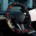 thumbnail image 6 of Yak 14.5 Inch Printing PVC Leather Steering Wheel Covers Car Wheel Covers Auto Accessories, 6 of 6