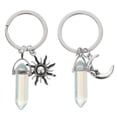 thumbnail image 1 of GOOHOCHY 2 llaveros para parejas con diseño novedoso de sol y luna, llaveros decorativos., 1 of 8