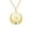 Gold, variant on TEAMER Steel Eye of Horus Wings of Isis Sapphire Pendant Necklace Stainless Steel Jewelry