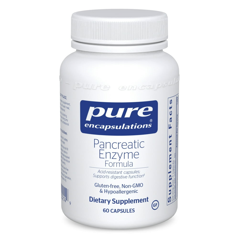 Pure Encapsulations Pancreatic Enzyme Formula Supplement to Support