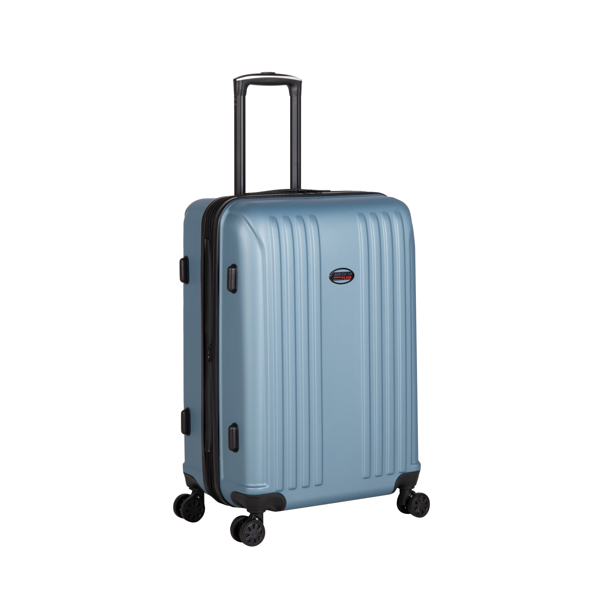American Flyer Moraga 3-Piece Hardside Spinner Luggage Set in Dusk Blue