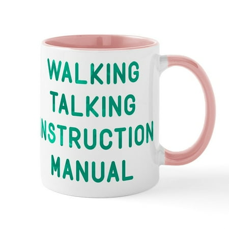 

CafePress - Walking Talking Instructional Manual Mug - 11 oz Ceramic Mug - Novelty Coffee Tea Cup