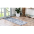 thumbnail image 3 of Rugs.com Oregon Collection Rug – 12 Ft Runner Blue Low-Pile Rug Perfect For Hallways, Entryways, 3 of 9
