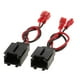 thumbnail image 2 of 2pcs Enchufe de 2 Clavijas de sonido de de Coche Arnés de Conector para 206, 2 of 7