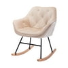 Pacify living room comfortable rocking chair Accent Chair Beige