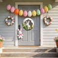 thumbnail image 5 of Wooden Easter Door Sign, Easter Bunny Wall Decor, Rustic Wooden Bunny Sign for Spring & Easter, Cute Bunny Door Hanger, Farmhouse Easter Bunny Wall Art for Home, Porch, or Wreath Attachment, 5 of 5