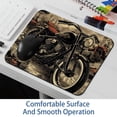 thumbnail image 6 of Motorcycle Desk Pad Mouse Mat Gaming Mouse Pad | Square 8.3x9.8 Inch Non-Slip Rubber Bottom Printed Suitable for Office and Gaming, 6 of 6