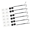 thumbnail image 1 of Correas de seguridad para TV, arnés de sujeción, correas antivuelco para muebles, aptas para bebés, para armarios, pantallas planas y estanterías. 6 piezas, 1 of 8