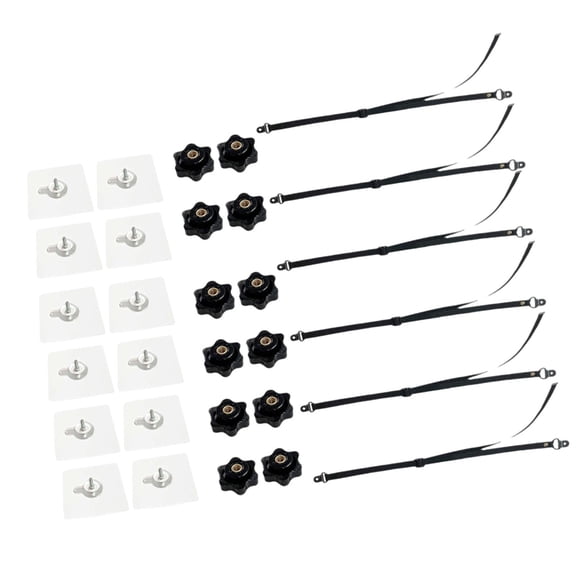 Correas de seguridad para TV, arnés de sujeción, correas antivuelco para muebles, aptas para bebés, para armarios, pantallas planas y estanterías. 6 piezas
