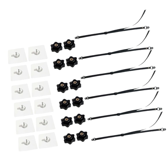 Correas de seguridad para TV, arnés de sujeción, correas antivuelco para muebles, aptas para bebés, para armarios, pantallas planas y estanterías. 6 piezas