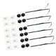 thumbnail image 1 of Correas de seguridad para TV, correas de anclaje a la pared para TV, arnés ajustable y versátil antivuelco. 6 piezas, 1 of 9