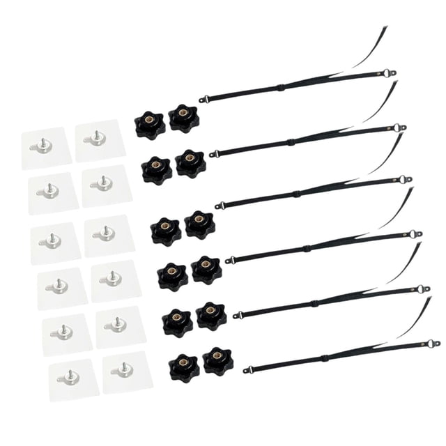 Correas de seguridad para TV, arnés de sujeción, correas antivuelco para muebles, aptas para bebés, para armarios, pantallas planas y estanterías. 6 piezas