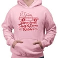 thumbnail image 2 of Burn Some Dust and Eat My Rubber Hoodie Sweatshirt Unisex 4X-Large Pink, 2 of 5