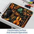 thumbnail image 6 of Musical Instrument Square Desk Mat Mousepad, 8.3x9.8 Inch Non-Slip Rubber Bottom, Printed Gaming Mousepad for Office and Gaming, 6 of 6