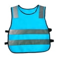 thumbnail image 2 of Chaleco de seguridad de tráfico para niños Sunnimix color fluorescente Azul, 2 of 8