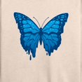thumbnail image 3 of Instant Message - Melting Butterfly - Women's Lightweight French Terry Long Sleeve Shirt, 3 of 6