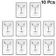thumbnail image 3 of GOOHOCHY Juego de 10 soportes metálicos para incienso repelente de mosquitos en forma de Y (plateados), 3 of 8