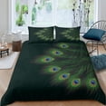 thumbnail image 3 of Peacock King Funda Nórdica Funda nórdica de plumas de pavo real para niños Niños Niñas Adolescentes, 3 of 5