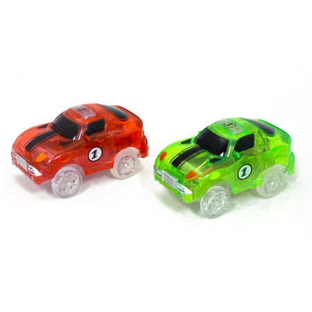 Magic Twister Glow In the Dark Race Car Vehicles -2pc (Best Muscle Car Races)
