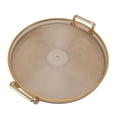 thumbnail image 1 of Bandeja para Servir con Asas Doradas Bandeja Decorativa PS Bandeja Redonda para Mesa de Centro Bandeja Decorativa Bandeja PS Bandeja Redonda Dorada Bandeja Organizadora de ANGGREK  Otros, 1 of 8