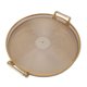 thumbnail image 1 of Bandeja para Servir con Asas Doradas Bandeja Decorativa PS Bandeja Redonda para Mesa de Centro Bandeja Decorativa Bandeja PS Bandeja Redonda Dorada Bandeja Organizadora de ANGGREK  Otros, 1 of 8