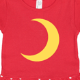 thumbnail image 3 of Inktastic Cute Yellow Moon Gift Baby Girl Dress, 3 of 4
