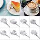 thumbnail image 5 of Juego de cucharas de flores Cuchara de café de acero inoxidable de 8 formas Vajilla creativa, Cucharas de postre de lujo, Cuchara mixta Cuchara de azúcar Cuchara de helado 12.5cm -, 5 of 5