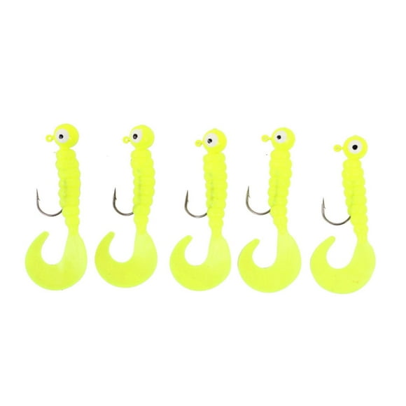 South Bend MZ-J518-CHTGR-X Rigged Grubs 1/8 oz Cht Gr Pk5