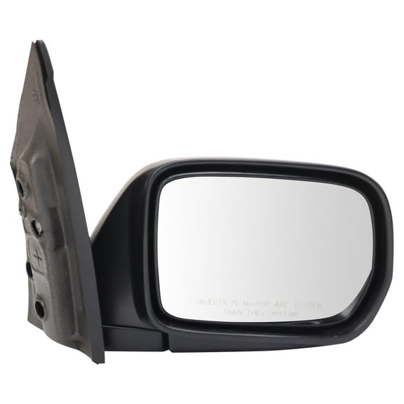 TRQ Passenger Side Manual Door Mirror Paint to Match Textured Black Fits 1999-2004 Honda Odyssey HO1321143 HO1321144 HO1321148 HO1321149
